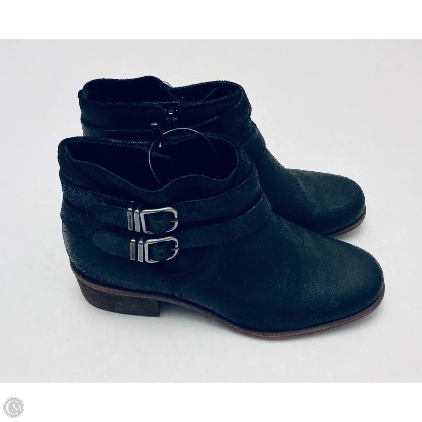 Boots Ankle Flats By Lucky Brand In Black, Size: 8.5