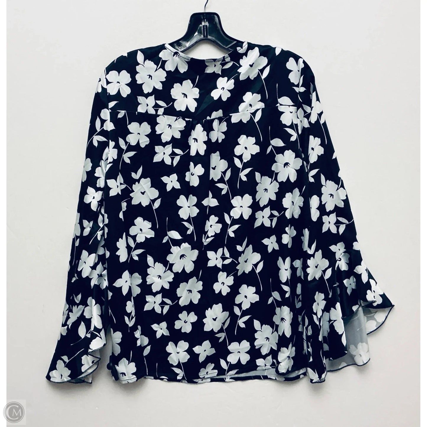 Top Long Sleeve By Haptics In Black, Size: M