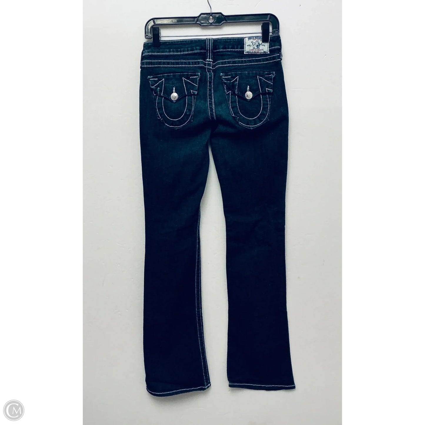 Jeans Boot Cut By True Religion In Blue Denim, Size: 6
