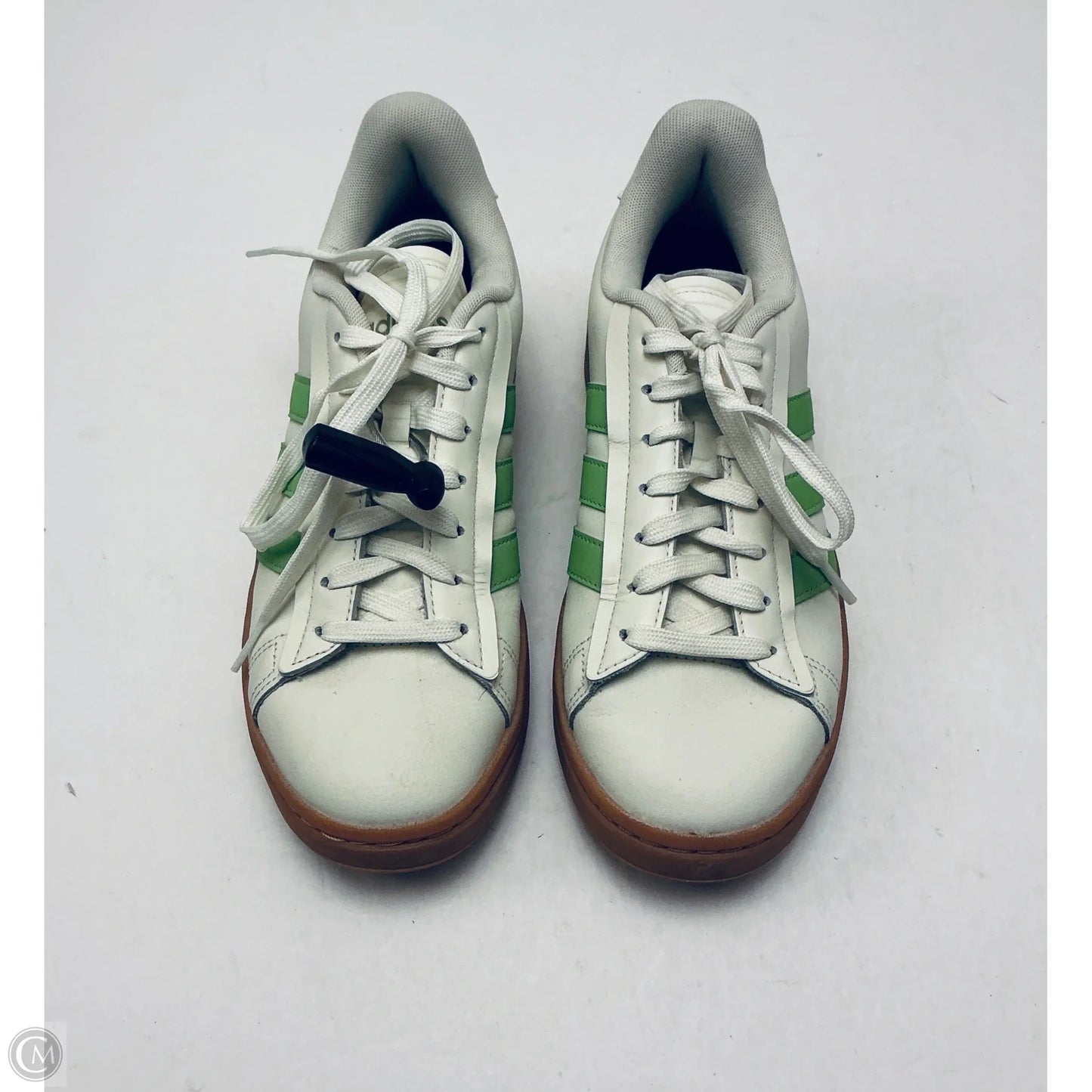 Shoes Sneakers By Adidas In Cream & Green, Size: 8.5