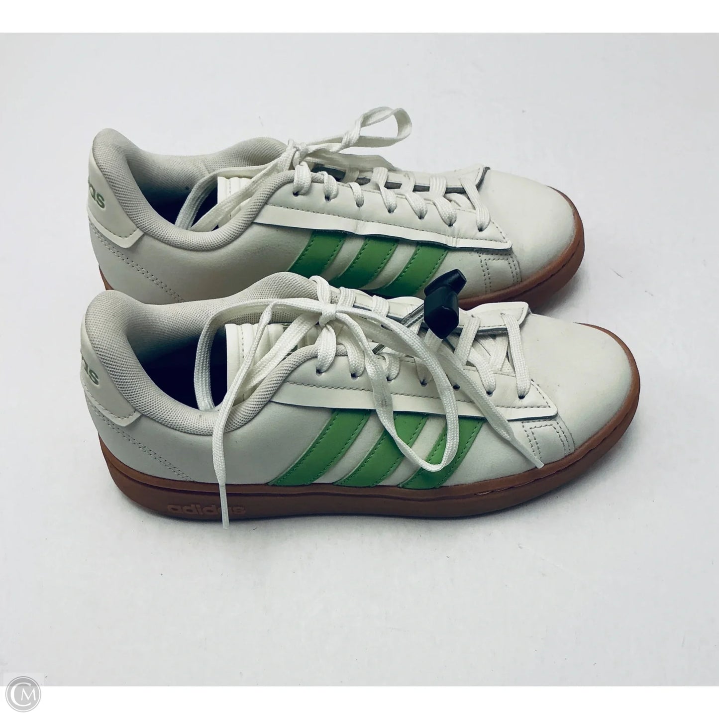Shoes Sneakers By Adidas In Cream & Green, Size: 8.5