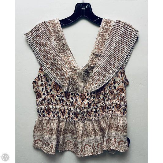 Top Sleeveless By Rachel Zoe In Bronze, Size: S