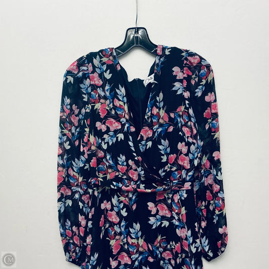 Dress Casual Short By Clothes Mentor In Floral Print, Size: M