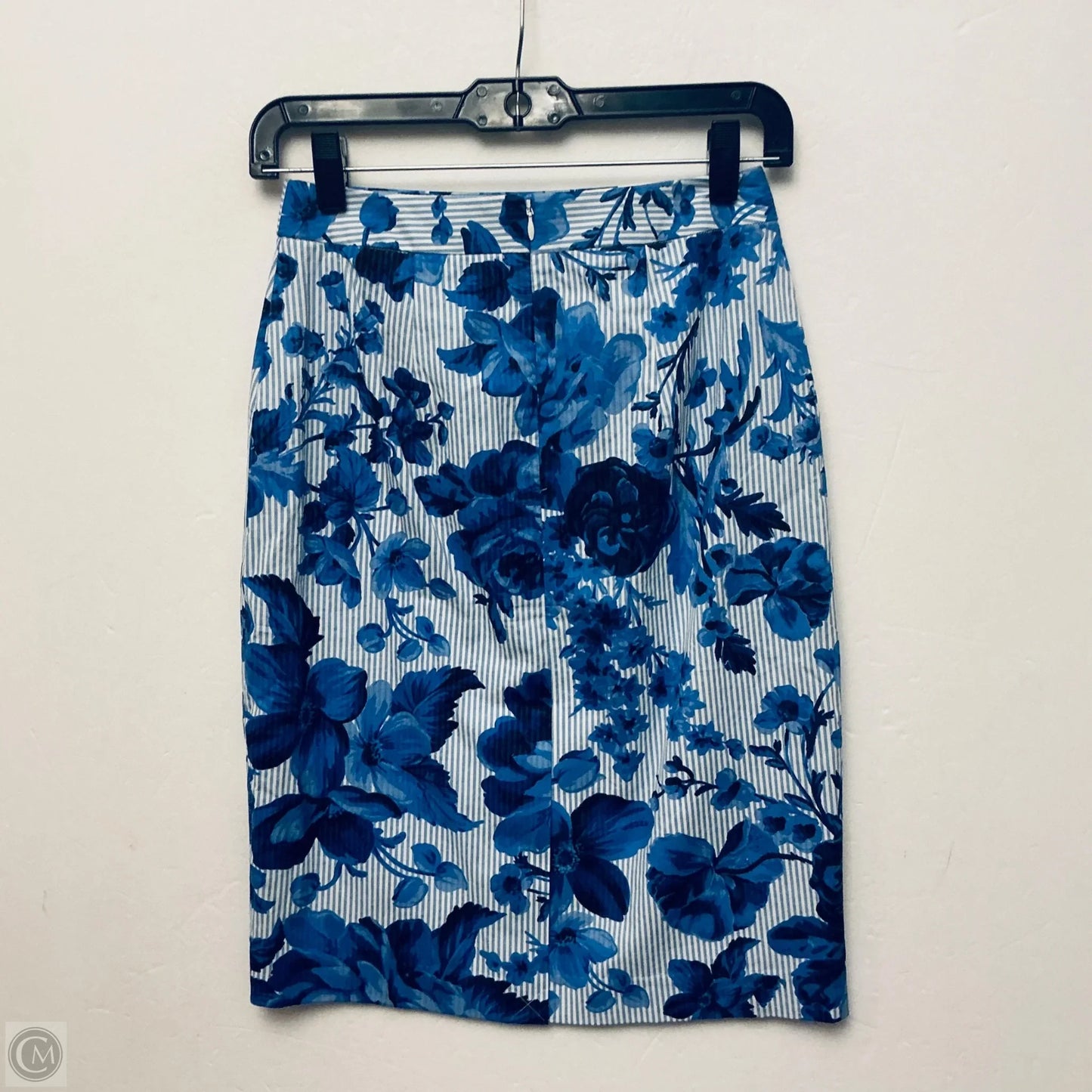 Skirt Midi By Ann Taylor In Blue, Size: 0