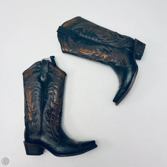 Boots Western By Clothes Mentor In Black, Size: 7