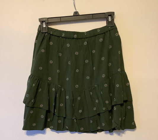 Skirt Mini & Short By Madewell In Green, Size: Xxs