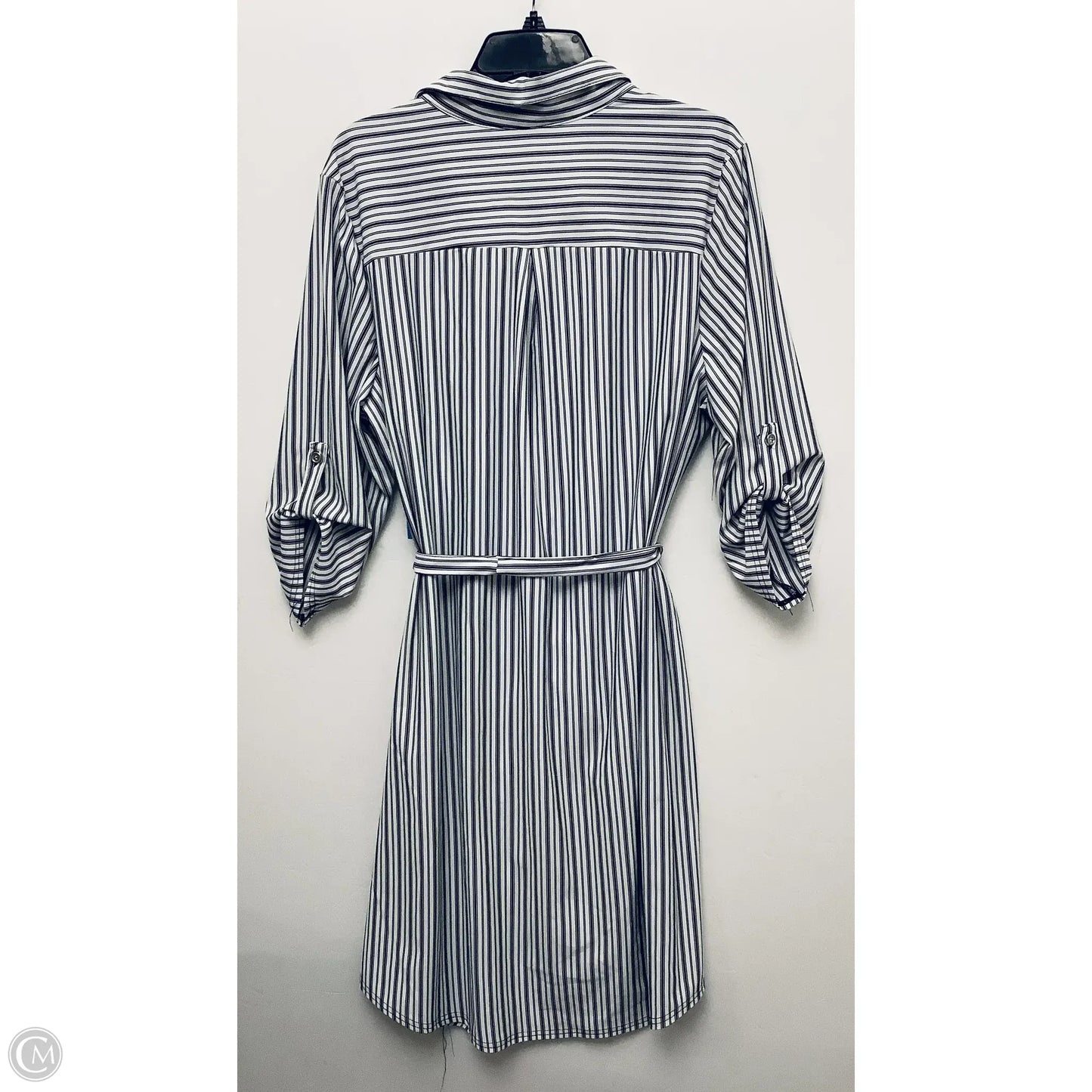 Dress Casual Midi By Mlle Gabrielle In Striped Pattern, Size: 2x