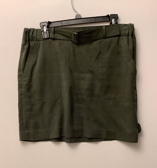 Skirt Mini & Short By Banana Republic In Green, Size: M