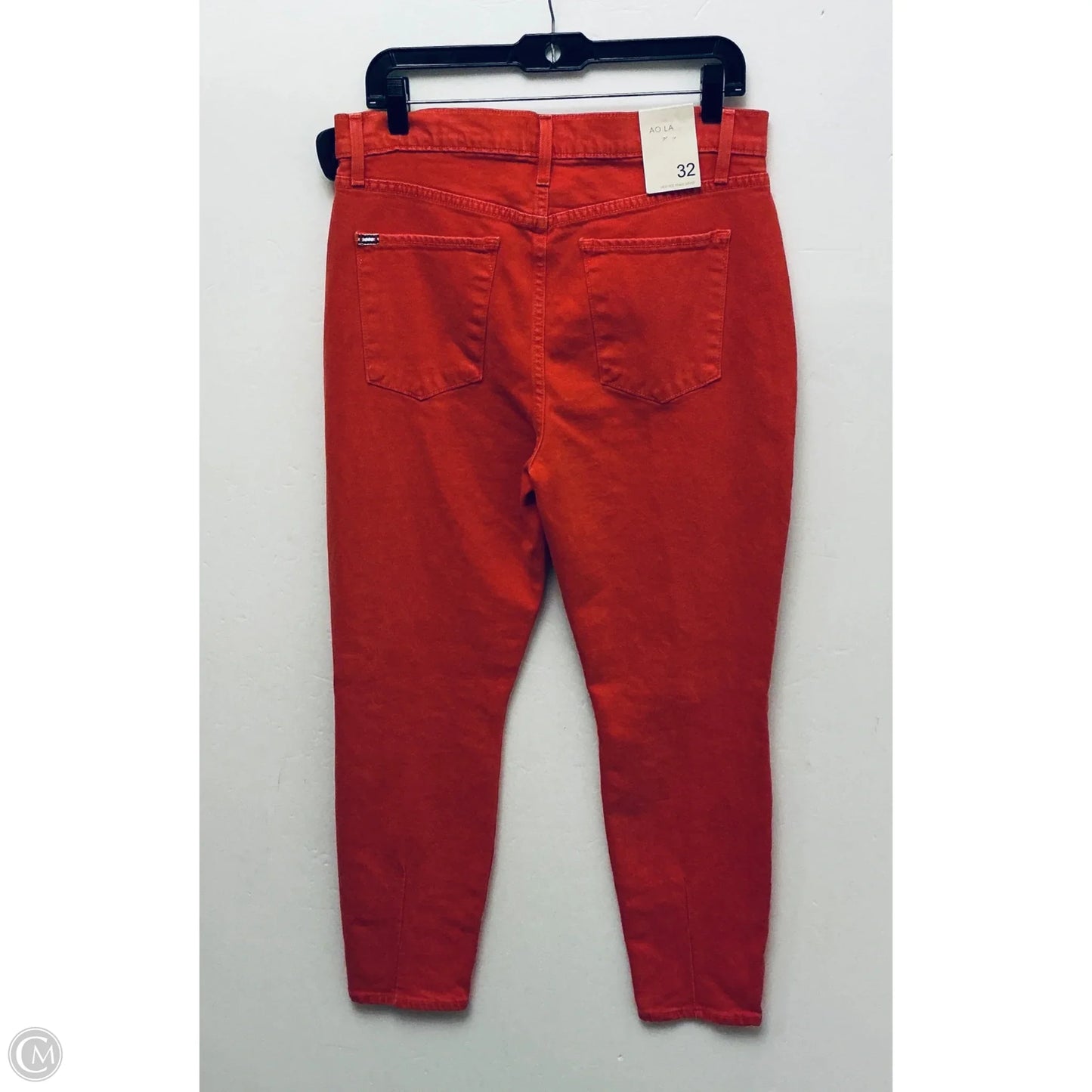 Jeans Boyfriend By Clothes Mentor In Red, Size: 14