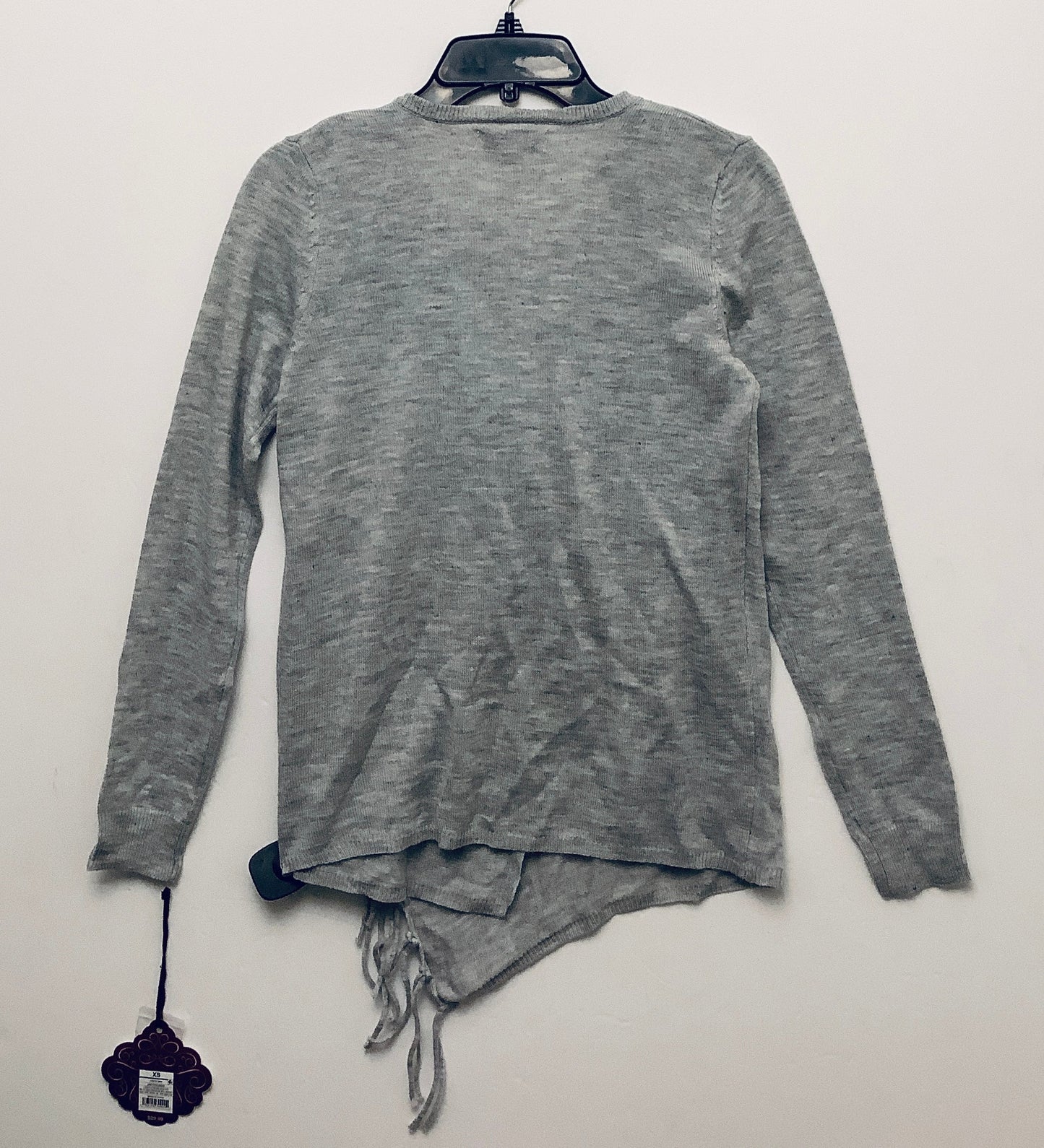 Top Long Sleeve By Knox Rose In Grey, Size: Xs