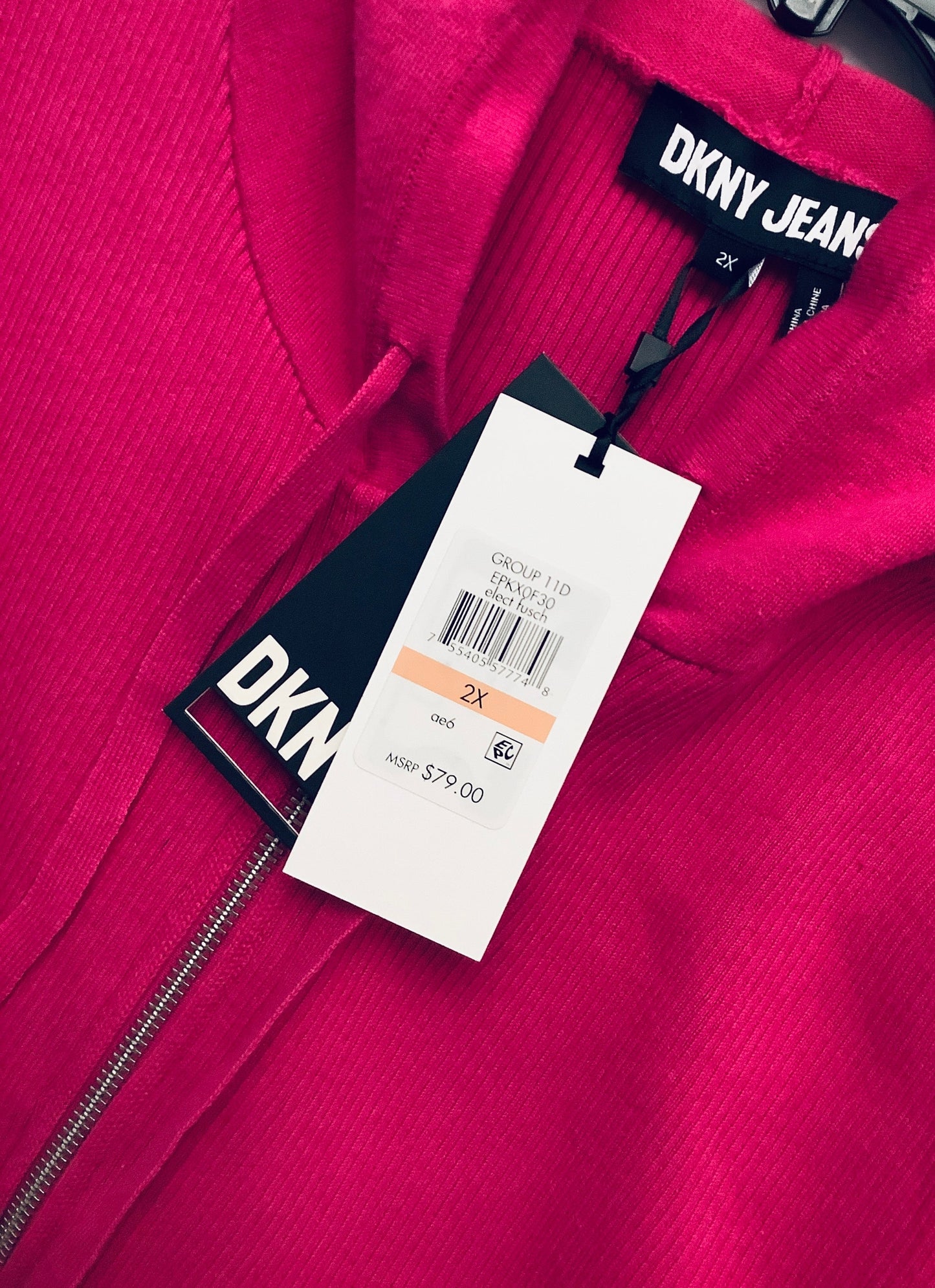 Jacket Other By Dkny In Pink, Size: 2x