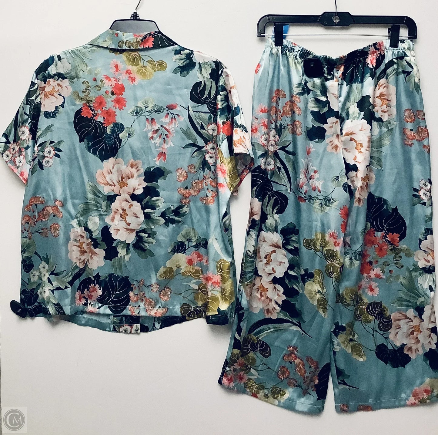 Pajamas 2pc By Clothes Mentor In Floral Print, Size: L