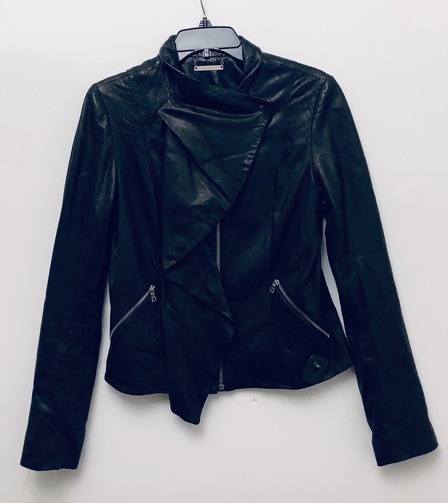 Jacket Designer By Diane Von Furstenberg In Black, Size: 6