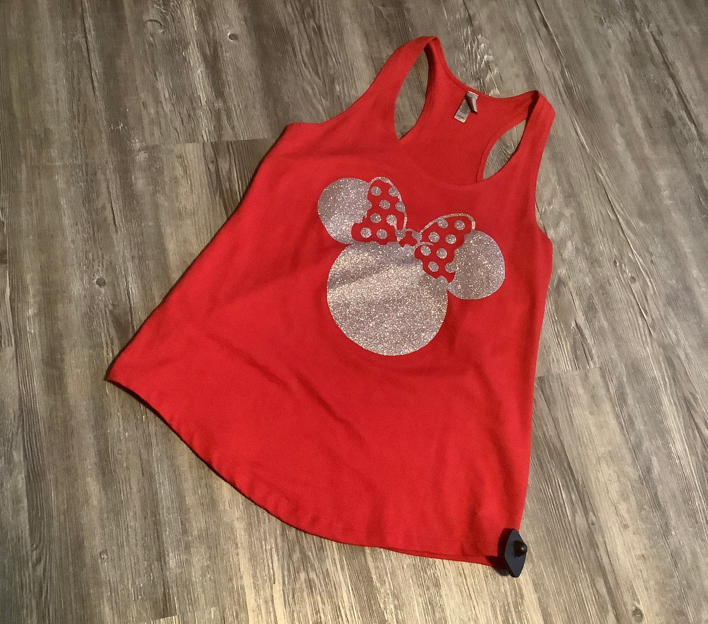 Red Tank Top Next Level, Size L