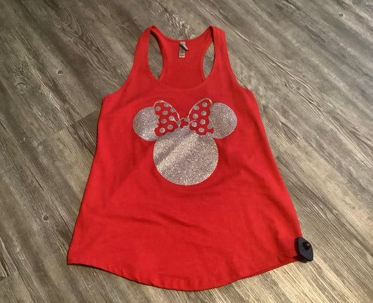 Red Tank Top Next Level, Size L