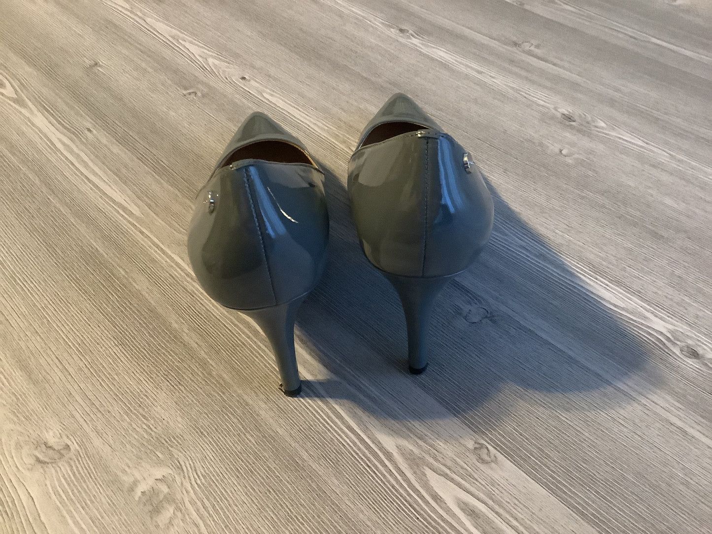 Grey Shoes Heels Stiletto Calvin Klein, Size 7