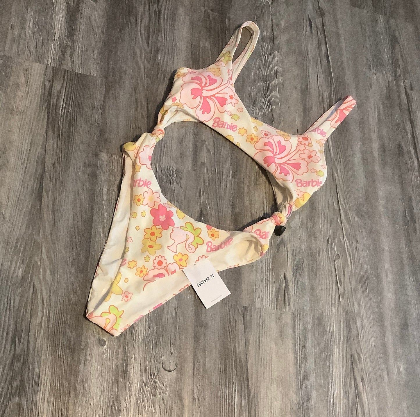 Floral Print Swimsuit Forever 21, Size S