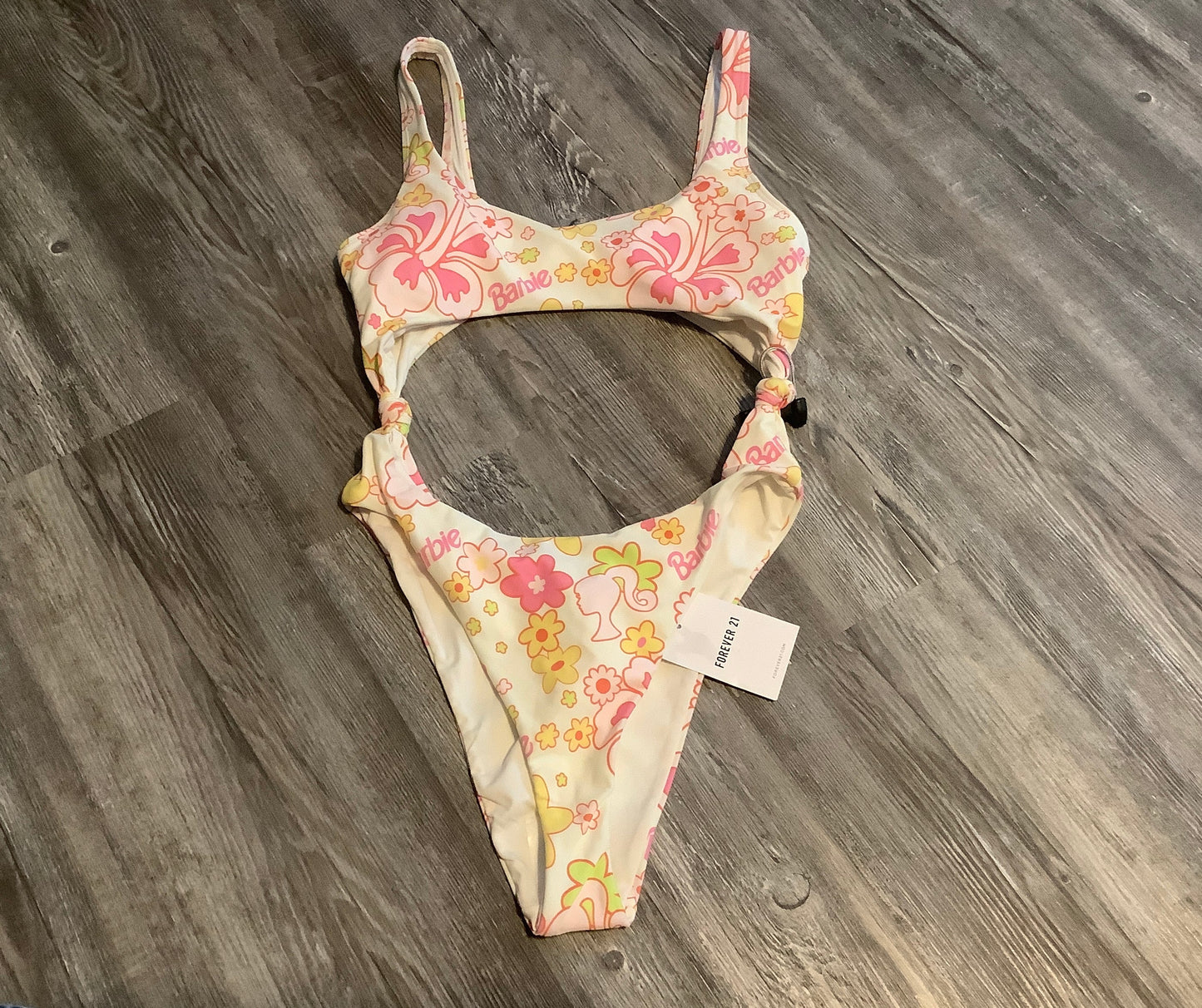 Floral Print Swimsuit Forever 21, Size S