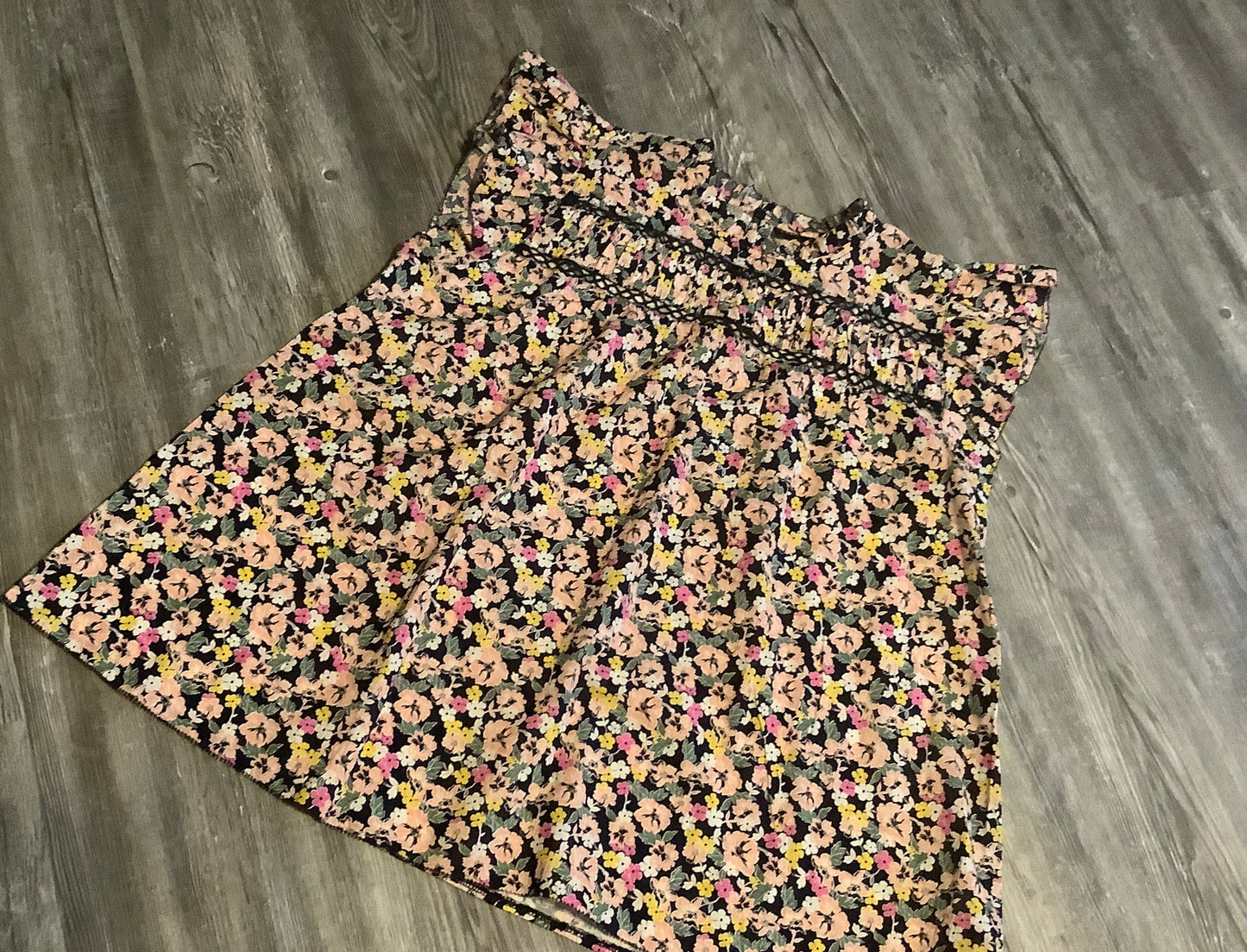 Floral Print Top Short Sleeve Leith, Size Xl