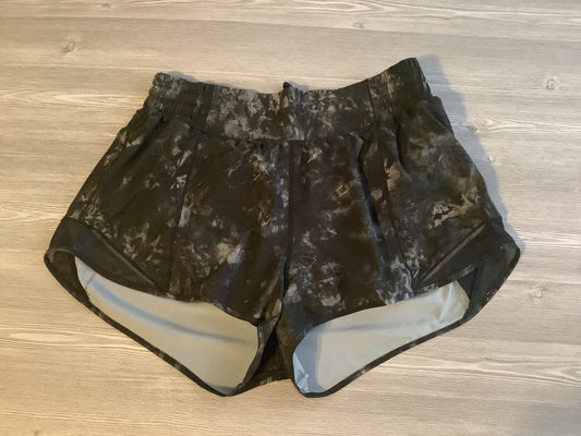 Camouflage Print Athletic Shorts Lululemon, Size 10
