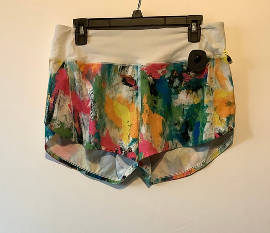 Athletic Shorts By Lululemon In Multi-colored, Size: 8