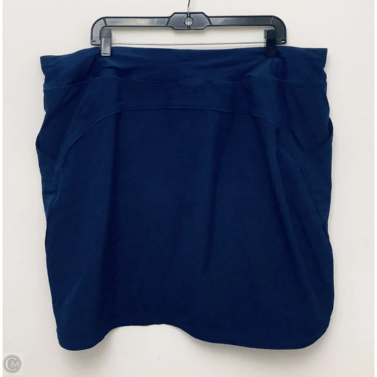 Skirt Mini & Short By Lands End In Navy, Size: 20