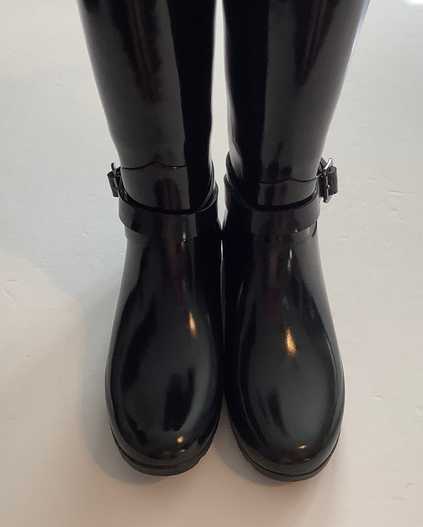 Boots Rain By Hunter In Black, Size: 7