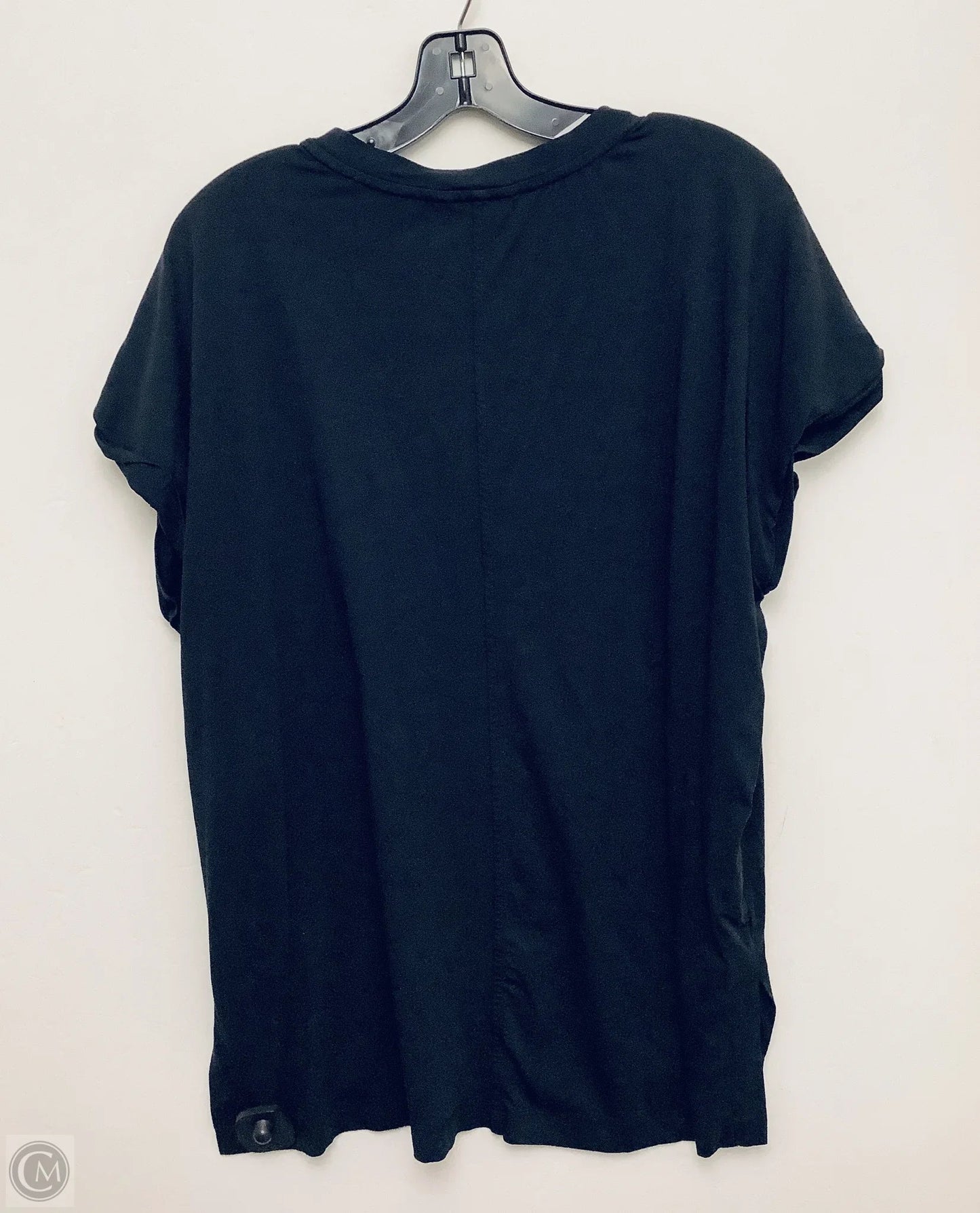 Top Short Sleeve Basic By Banana Republic In Black, Size: Xl