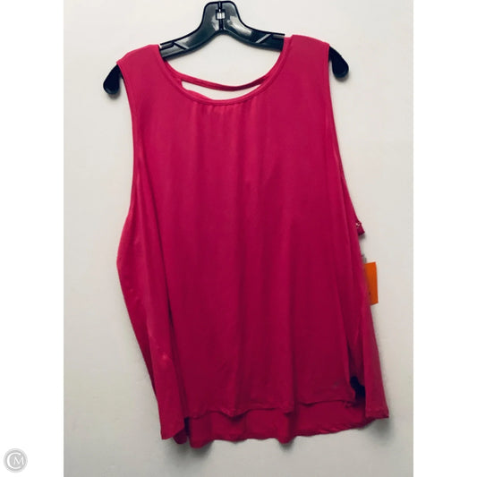 Tank Top By Cmf In Pink, Size: 3x