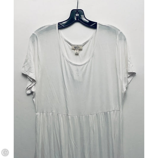 Dress Casual Maxi By Style And Company In White, Size: 1x