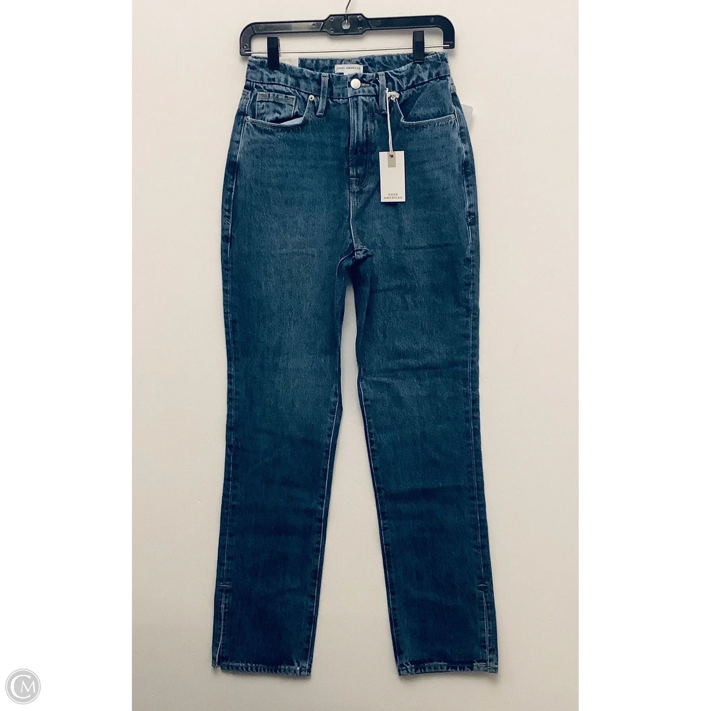 Jeans Straight By Good American In Blue, Size: 0