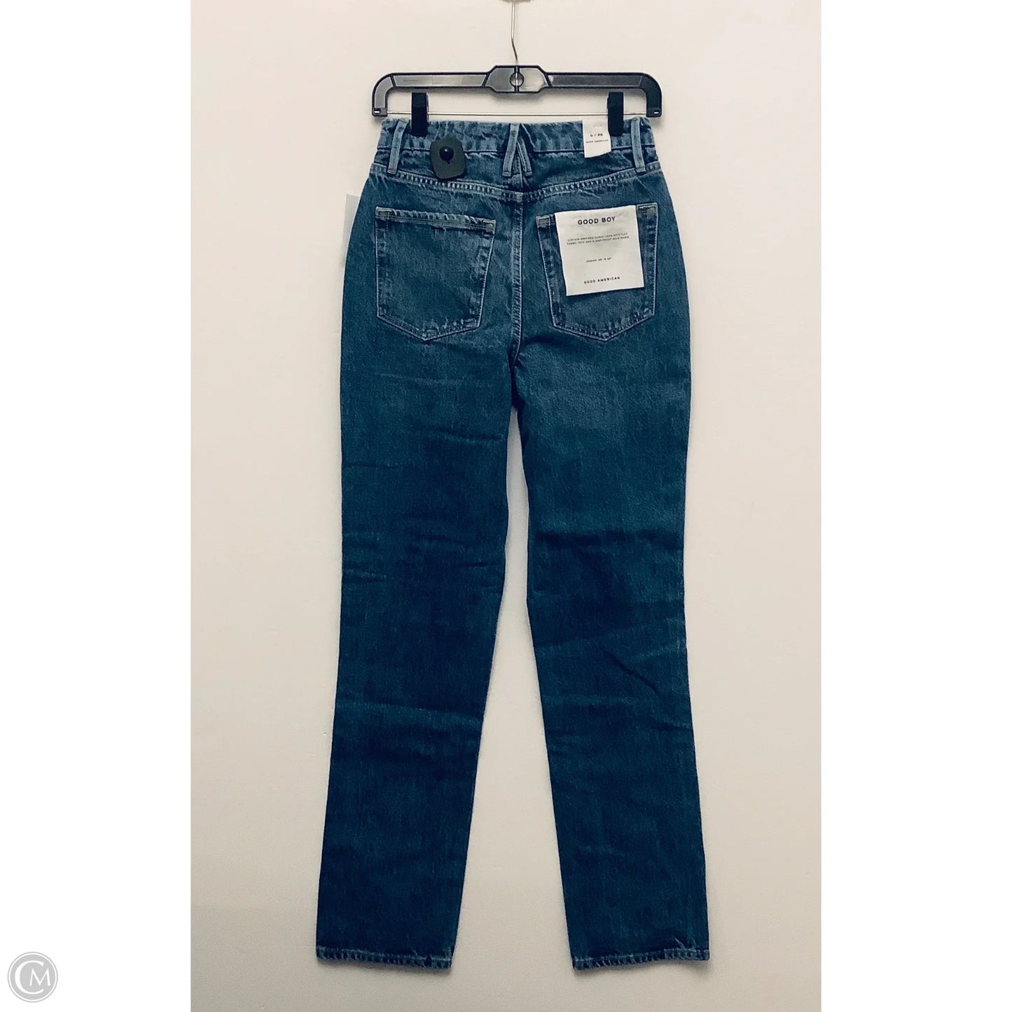 Jeans Straight By Good American In Blue, Size: 0