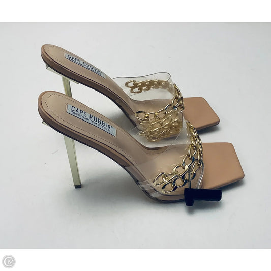 Shoes Heels Stiletto By Cmf In Gold, Size: 11