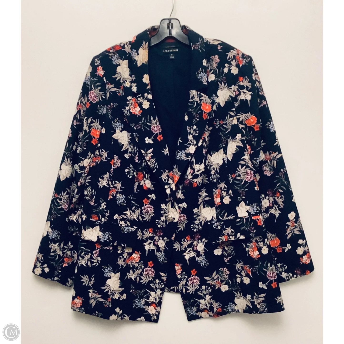 Blazer By Lane Bryant In Floral Print, Size: 3x