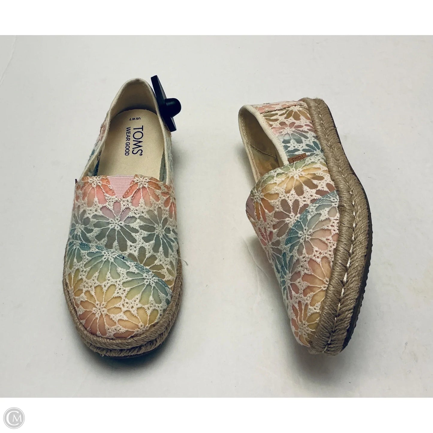 Shoes Flats By Toms In White, Size: 7