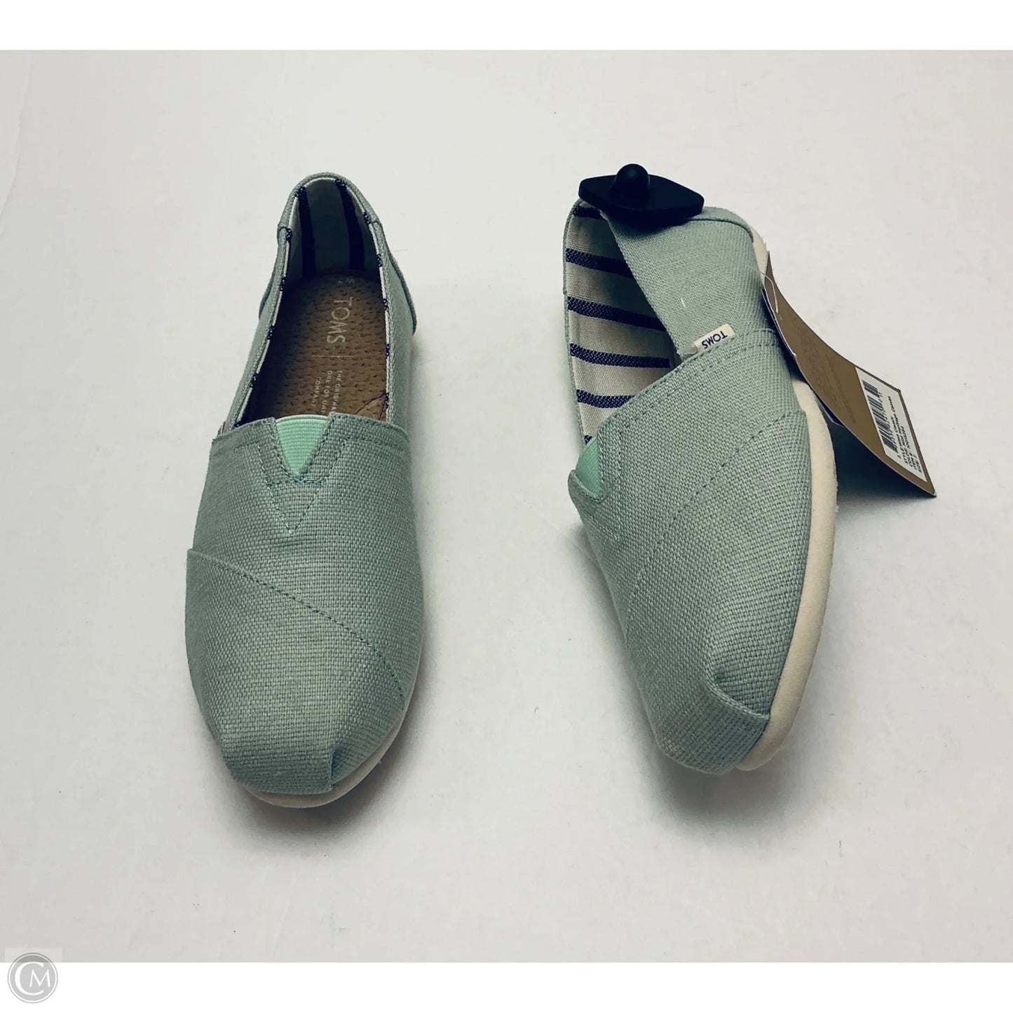 Shoes Flats By Toms In Green, Size: 7