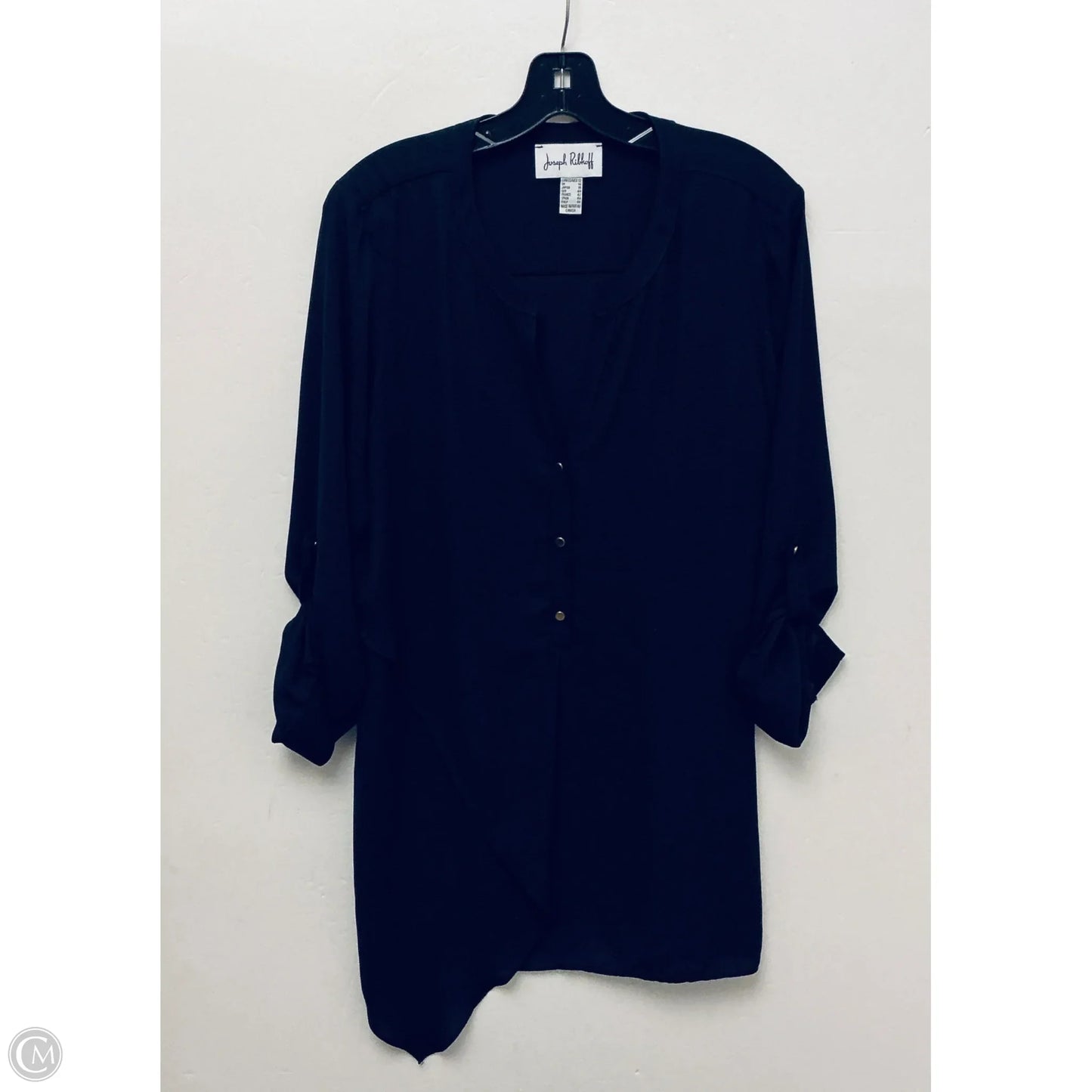 Top Long Sleeve By Joseph Ribkoff In Black, Size: Xl