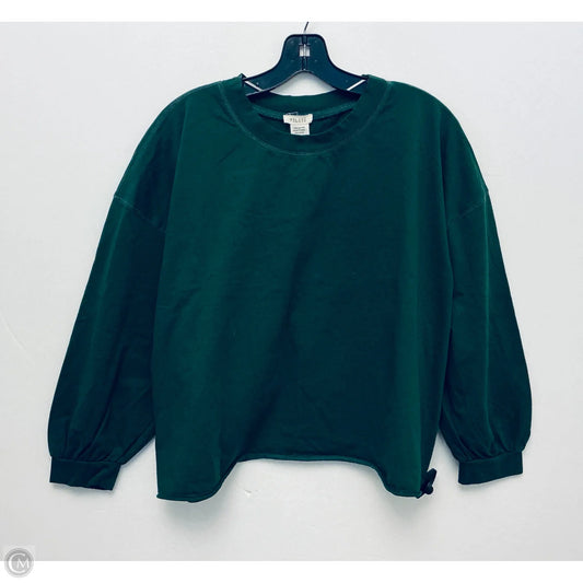 Top Long Sleeve Basic By Yelete In Green, Size: S
