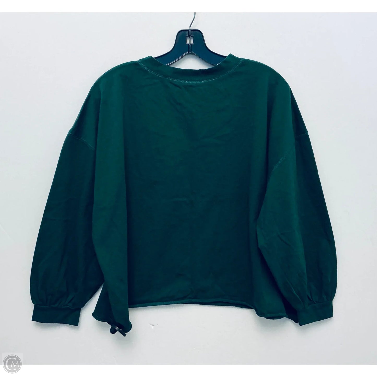 Top Long Sleeve Basic By Yelete In Green, Size: S