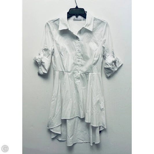 Top Short Sleeve By New York And Co In White, Size: S