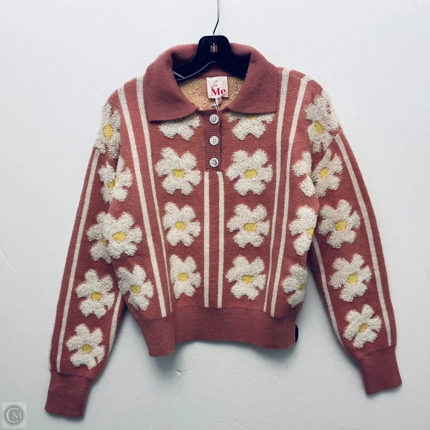 Sweater By Clothes Mentor In Pink, Size: S