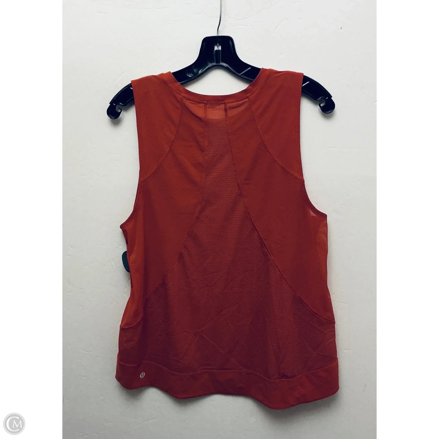 Athletic Tank Top By Lululemon In Orange, Size: M