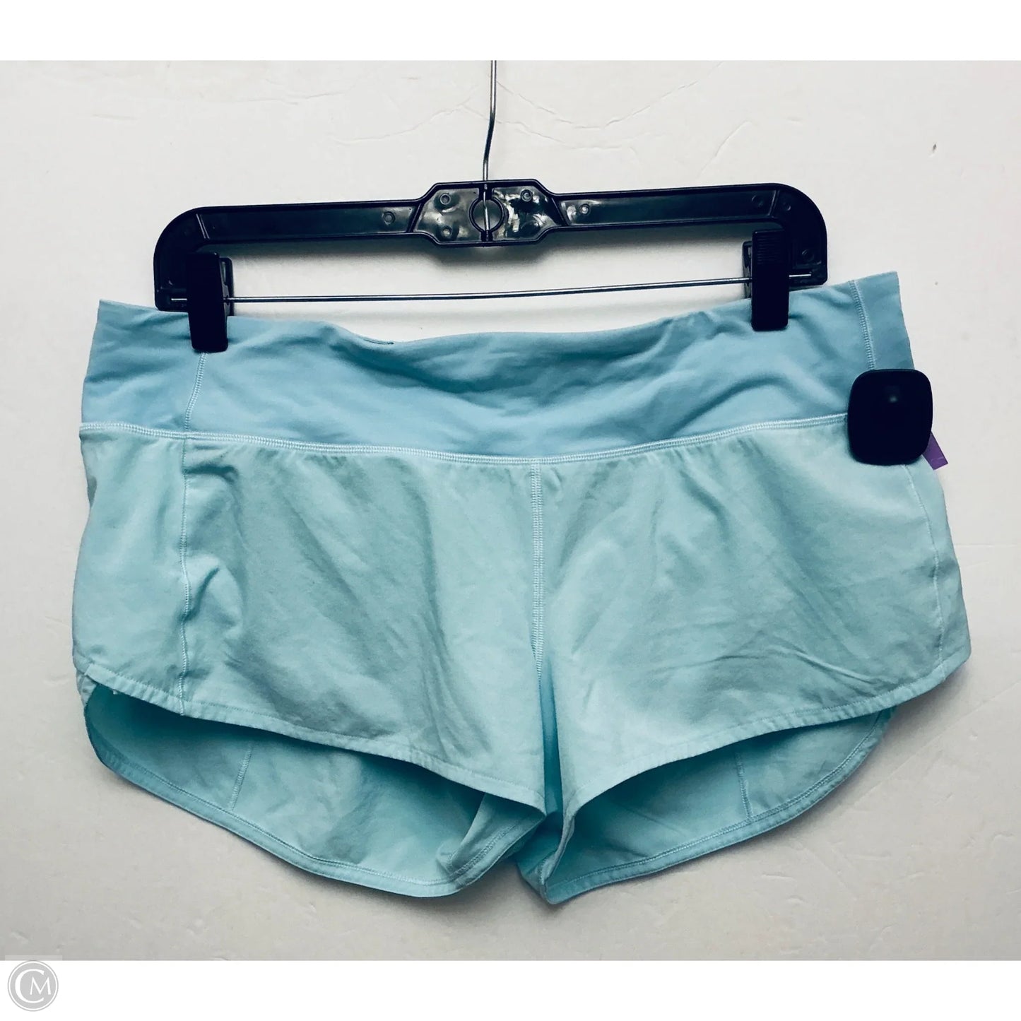 Athletic Shorts By Lululemon In Teal, Size: 10