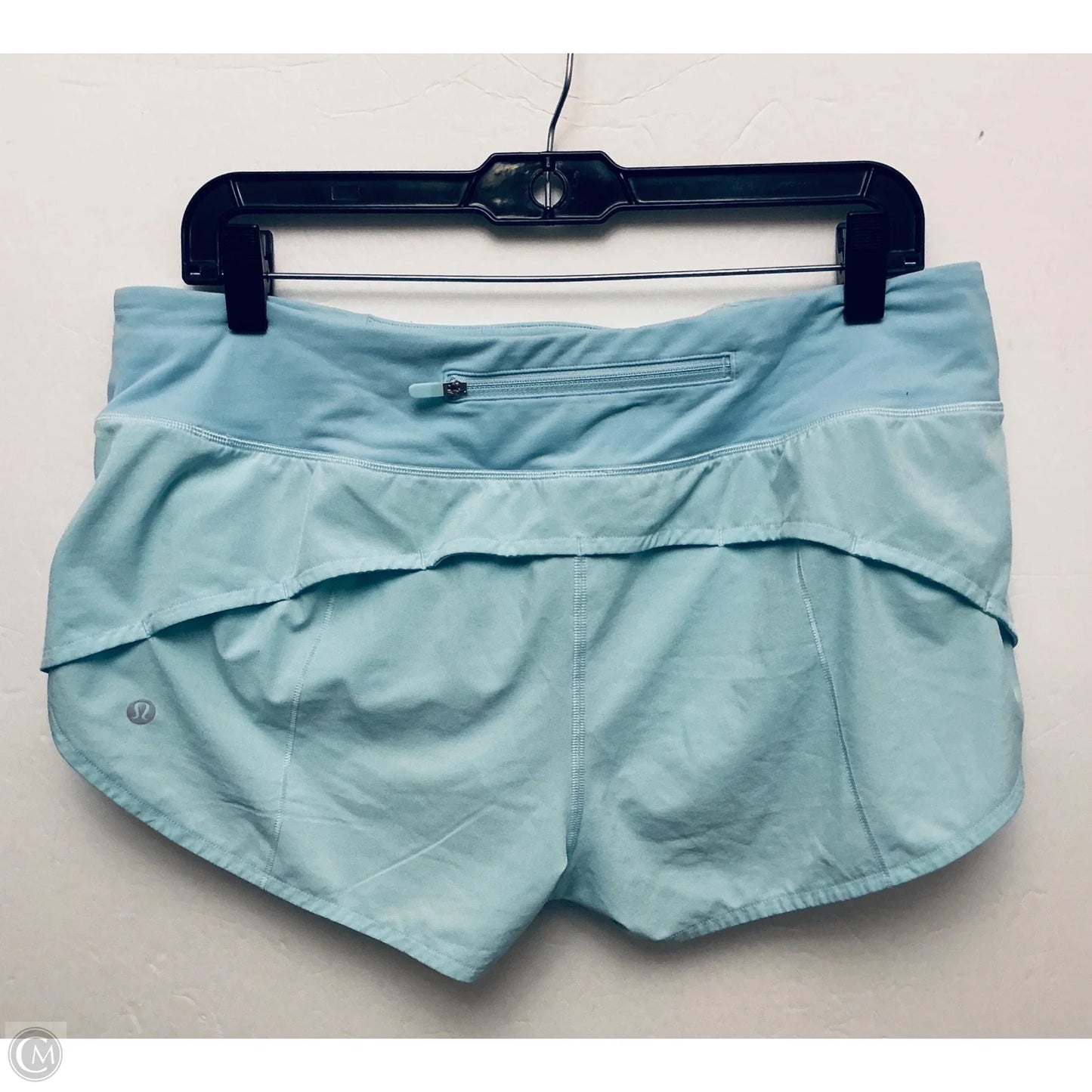 Athletic Shorts By Lululemon In Teal, Size: 10