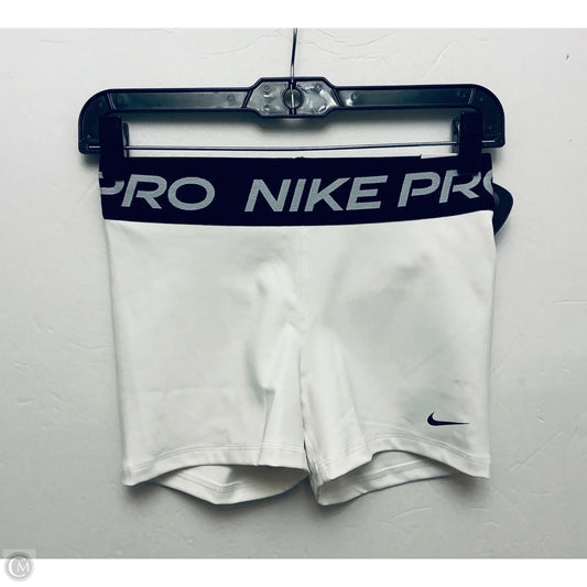 Athletic Shorts By Nike In White, Size: S