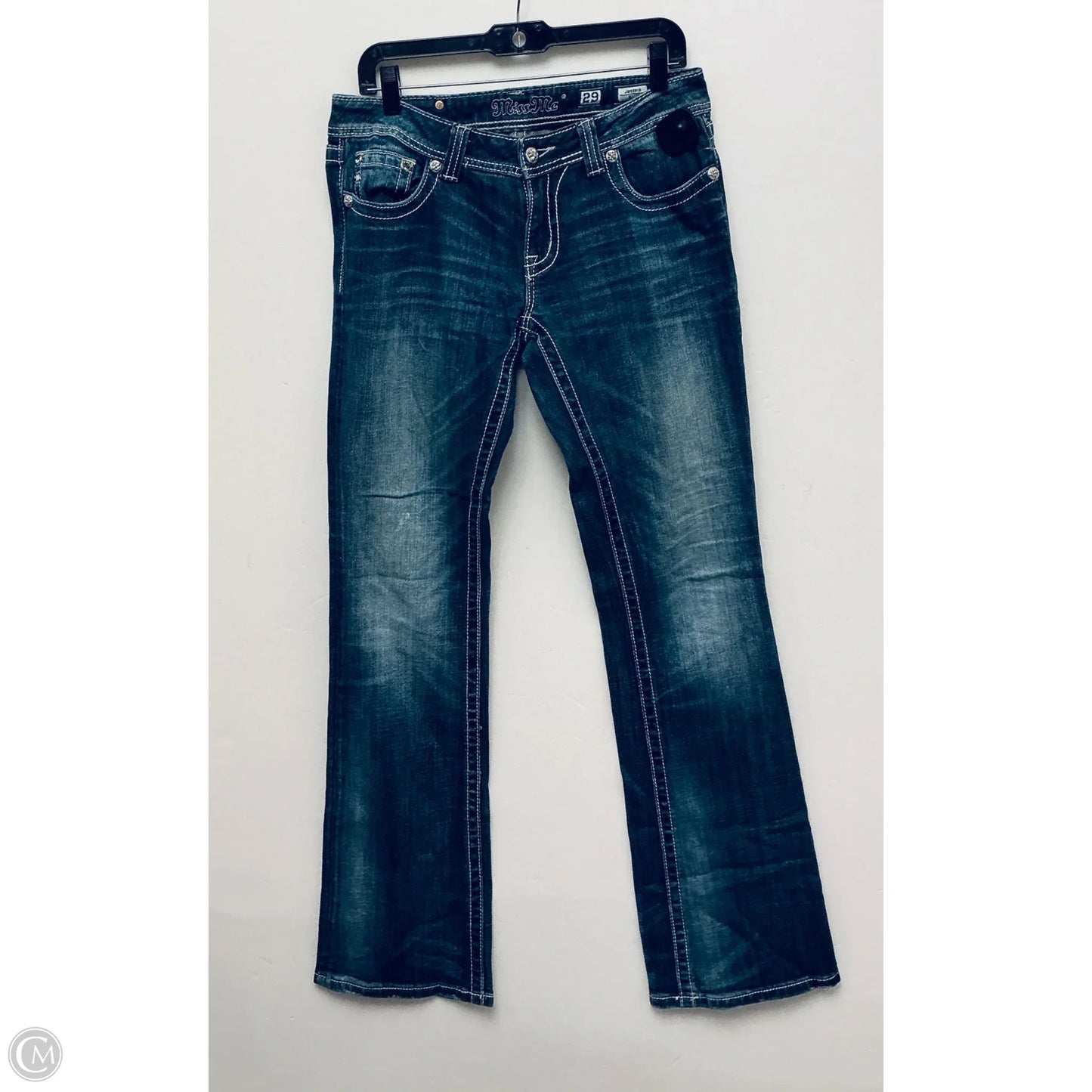 Jeans Flared By Grace In Blue, Size: 10
