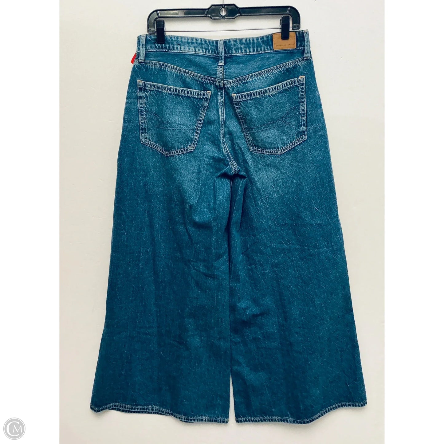 Jeans Wide Leg By American Eagle In Blue, Size: 4
