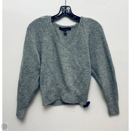Top Long Sleeve By White House Black Market In Grey, Size: Xs
