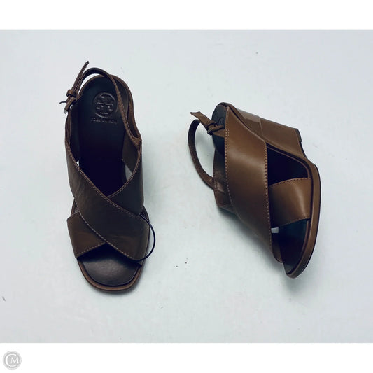 Sandals Designer By Tory Burch In Brown, Size: 6
