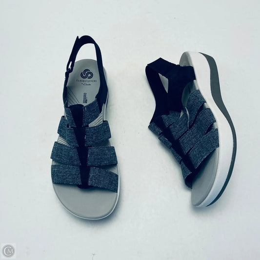 Sandals Flats By Clarks In Blue, Size: 8.5